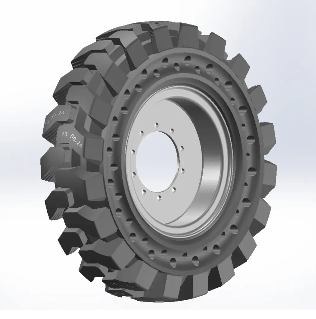 14.00-24/8.5 LAUGFS SUPER SOLID ASSEMBLY