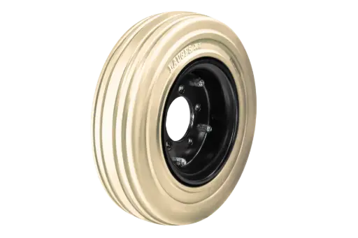 [60004648] 4.00-8/3.75 LAUGFS XT RIB NM GRAY ASSEMBLY